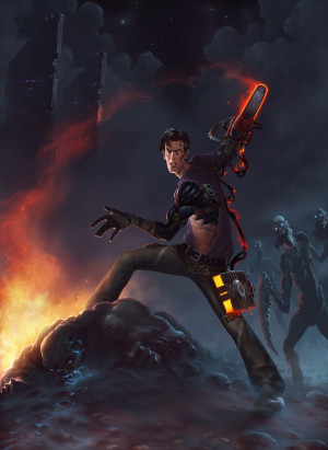 fan art evil dead Ashley Williams Ash Williams Alexandr Menshikov