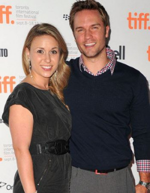 Scott Porter With His Fiancee Kelsey Mayfield picture
