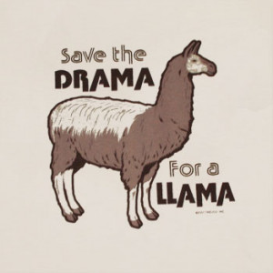 llama clique save the drama for a llama clique