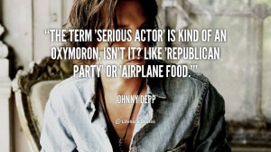 ... an oxymoron, isn't it? Like 'Republican party' or 'airplane food