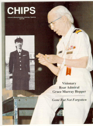 ... interview with Rear Admiral Grace Hopper from CHIPS AHOY July 1986