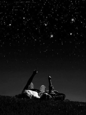 love couple sky stars night sky star gazing