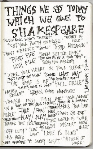 Thanks Shakespeare
