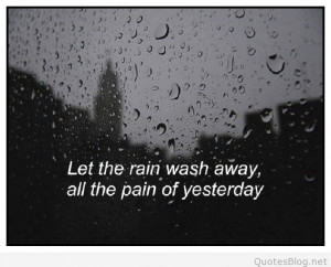 Rainy days quotes and sayings