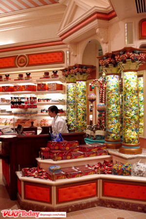 Candy Store Interior Design Wallpaper
