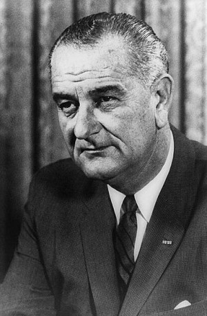 Lyndon B. Johnson, 1964, Vice-President and Chairman of the National ...