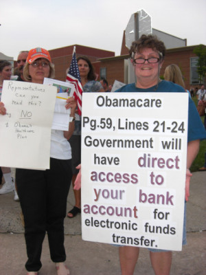 ObamaCare legislation requires participants to provide the government ...