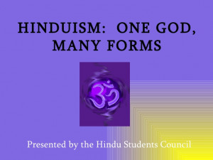Hinduism One God Many Forms