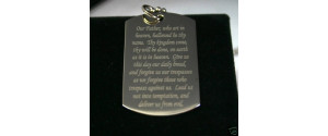 Inspirational Quote Dog Tag