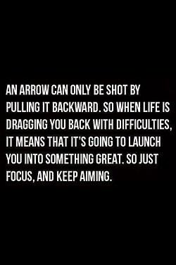 keep pushing through setbacks!