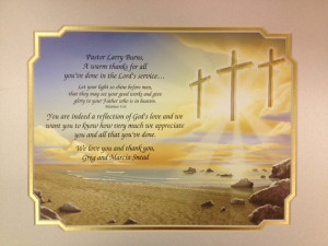 Pastor Appreciation Thank You Poems Portal