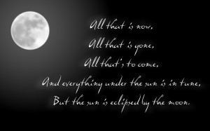 Eclipse - Pink Floyd Song Lyric Quote in Text Image