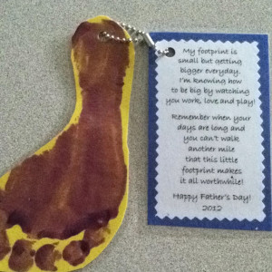 Fathers Day footprint poem: Holiday, Footprints Poems Image, Projects ...