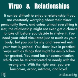 on being a virgo