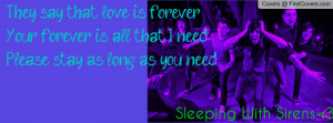 Sleeping With Sirens Quotes Profile Facebook Covers