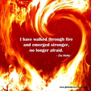 fire and strength quote; poem, fear