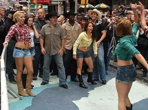STAMPEDE! Bulls, Cowgirls, Cowboys, And CBS Takeover Times Square