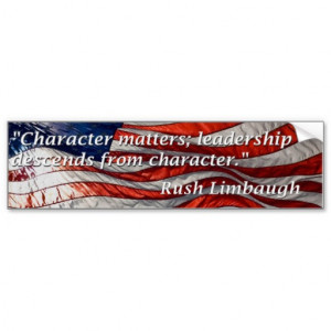 rush_limbaugh_quote_character_matters_bumper_sticker ...
