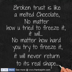 No matter how u tried to freeze it, it will... No matter how hard you ...