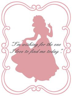 Snow White quote card More