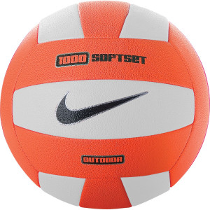 Nike 1000 Softset Outdoor Volleyball - White/Total Orange
