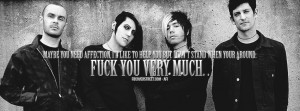 Fuck You Very Much AFI Quote Maybe You Need Affection AFI Quote