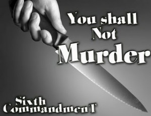 First, the sixth commandment forbids murder.No matter the wrong, we do ...