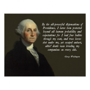 George Washington Providence Quote Posters