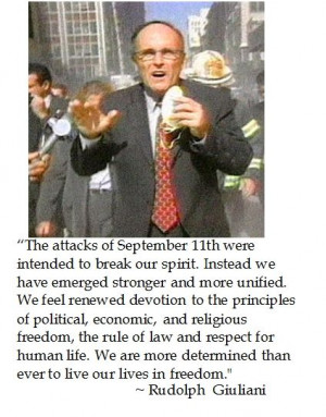Rudi Giuliani on 9/11 #quotes #september11
