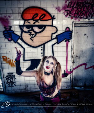 harley arkham city cosplay