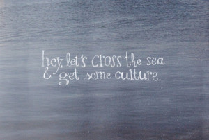 Let's cross the sea #travel #quote