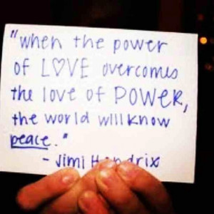 Love needs to be the leader!