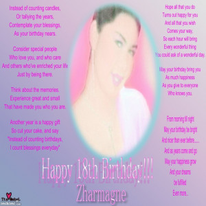 Happy 18th Birthday Quotes