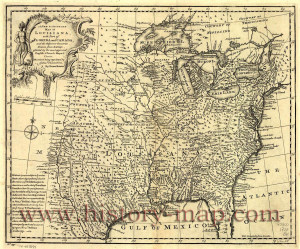 United States Map 1700s