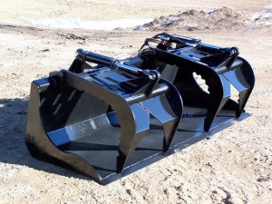 grapple buckets for skid steers