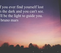 , bruno mars, count on me, dark, light, loveit, never alone, quote ...
