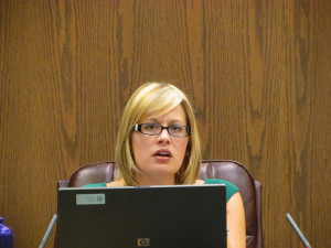 Kyrsten Sinema during the discussion