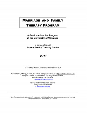 MARRIAGE AND FAMILY THERAPY PROGRAM (PDF) by dfsdf224s