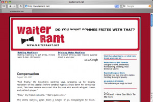 Waiter Rant – Hilarious experiences of a waiter
