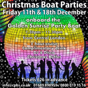 party boats for your Christmas Party for 40 240 guests Click here
