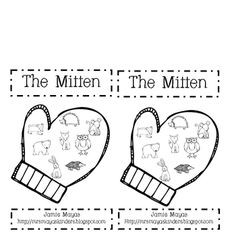 Jan Brett: The Mitten,etc. Book Ideas & Printables