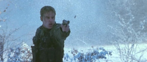 Owen Wilson holds a Colt Anaconda as Dignan in Bottle Rocket .