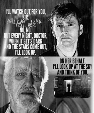 Doctor Who The tenth Doctor and Wilfred (Mott)
