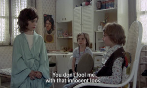 You don't fool me with that innocent look - Cría Cuervos (1976)