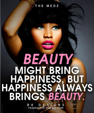 Nicki Minaj Beauty Quotes http://www.pic2fly.com/Nicki+Minaj+Beauty ...