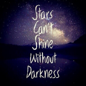 cute quotes, darkness, galexy, quotes, sparkle, stars