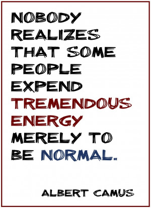 Energy to be Normal Im Single Quotes