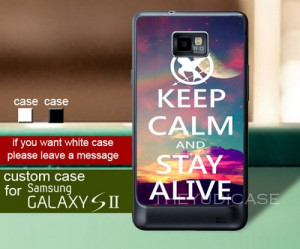 Keep calm alive hunger games - Samsung Galaxy S2 Case