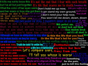 Rise Against lyrics by e1ectricthunder on deviantART