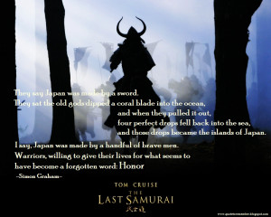 THE LAST SAMURAI [2003]